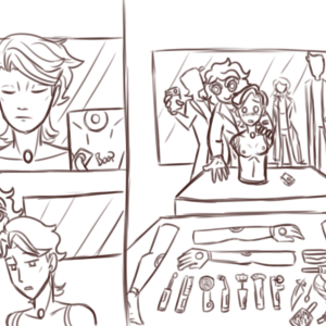 donny's in for it now
Donny's been caught by the people who made them, and now he's gonna be put through the ringer to see how much he's grown since l