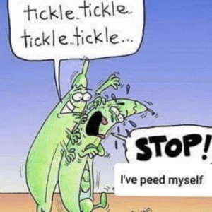 tickle peed myself