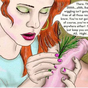 Cock edge with a soft feather