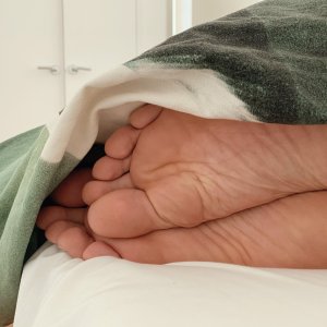 Sleepy feet.