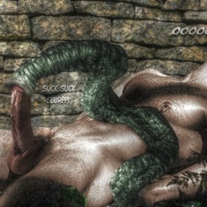 cock tentacle suction