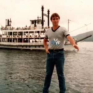 LAKE GEORGE IN 1987, I WAS 22 YEARS OLD! I MISS THAT HAIR SO BAD!