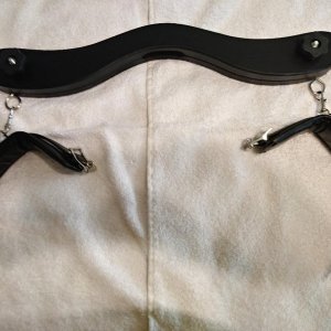 HUMBLER THAT HAS NOT BEEN USED ON ME YET! i WOULD LOVE TO BE LOCKED IN IT WITH MY FEET IN THOSE CUFFS AND GET TICKLED WITHOUT MERCY!