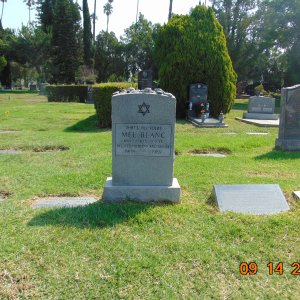 Mel Blanc Hollywood Forever, ( across from Estelle Getty )