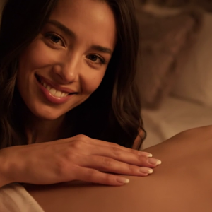 Her tummy is so **ticklish**