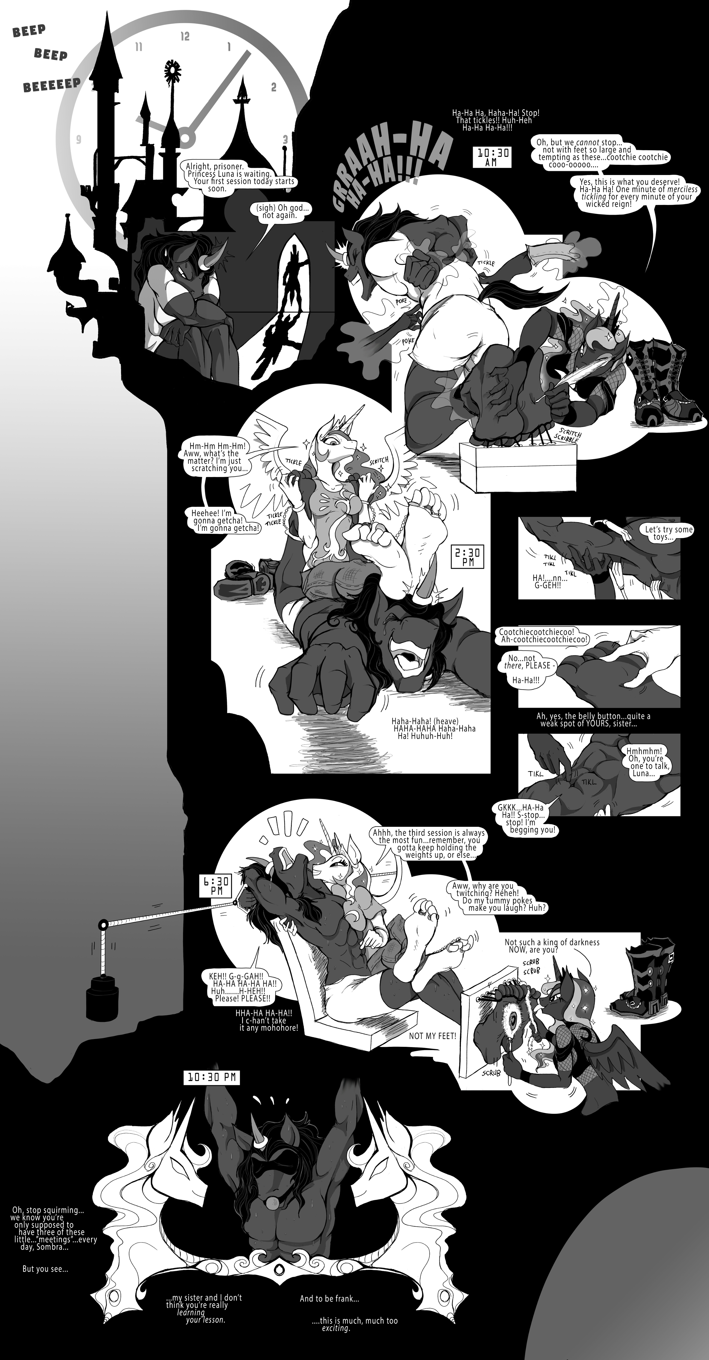 An MLP comic for some friends on FA. Normally I wouldn't upload this here, but it was supposed to be my last commission, so I put a lot of effort into