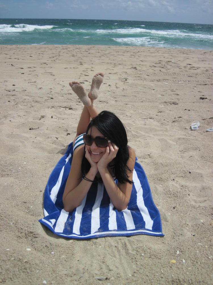 At the beach in Cape Hatteras