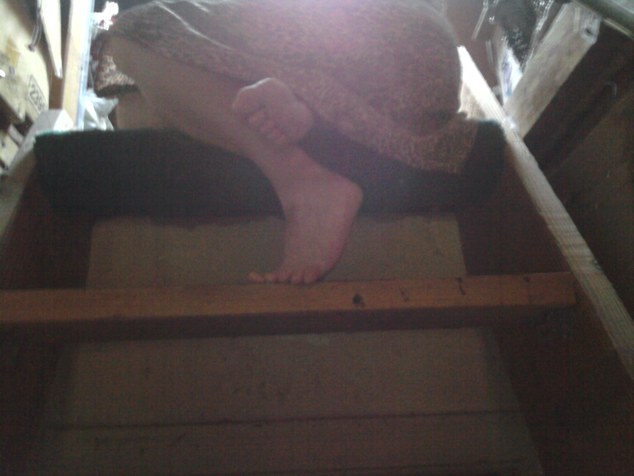 Aunt Mary
(Tickling My Aunts Feet)