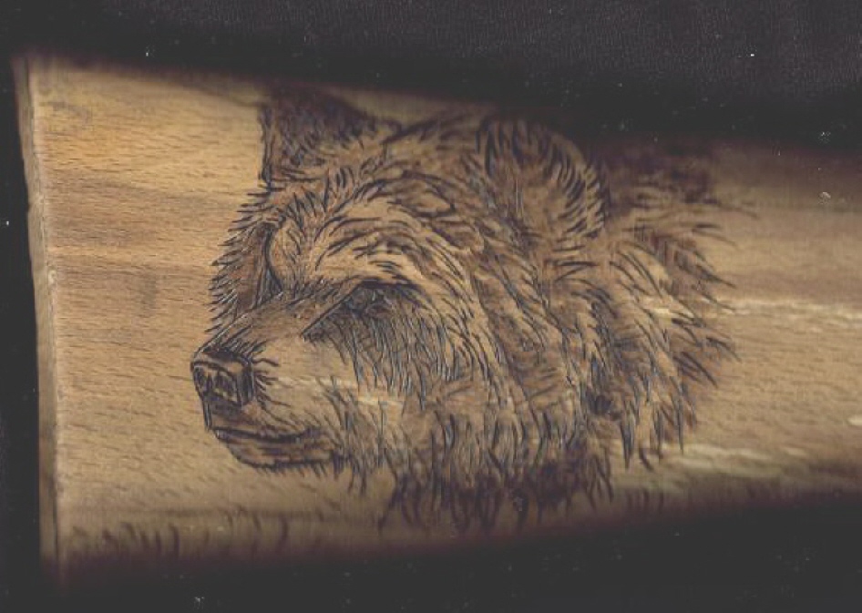 Bear SKS Stock

This is a stock I bought myself to use to advertise my skills with a woodburner.