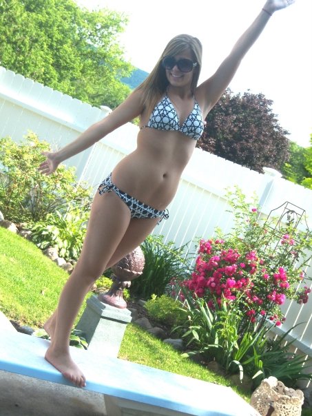 Before I got my belly button pierced over a year ago