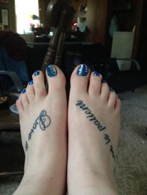 Birthday toes!