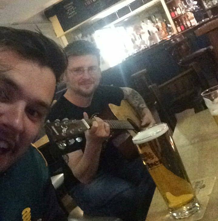 Bit of busking in the local