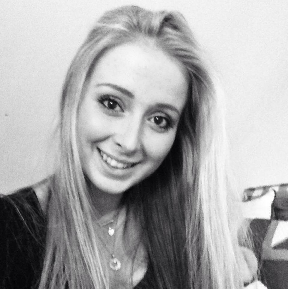 black and white selfie