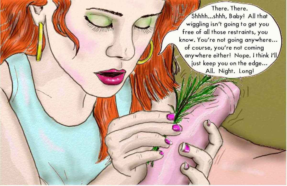 Cock edge with a soft feather