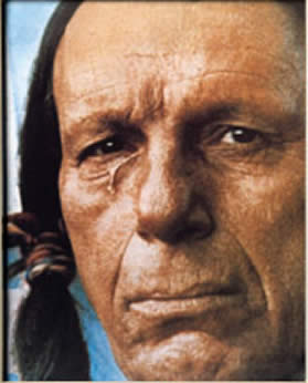 Crying Indian Man