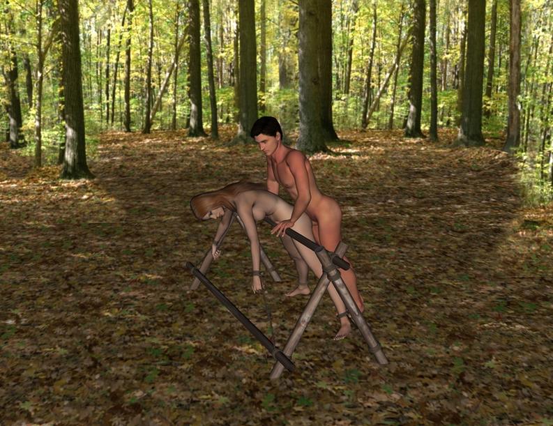 daz master mounts tied and bent over girl