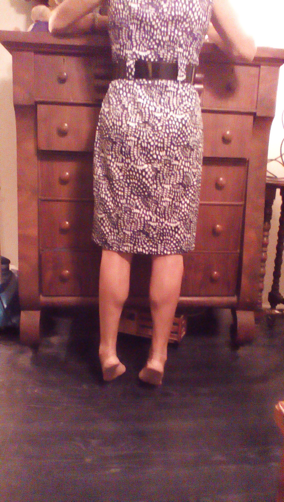 Driving the husband wild.