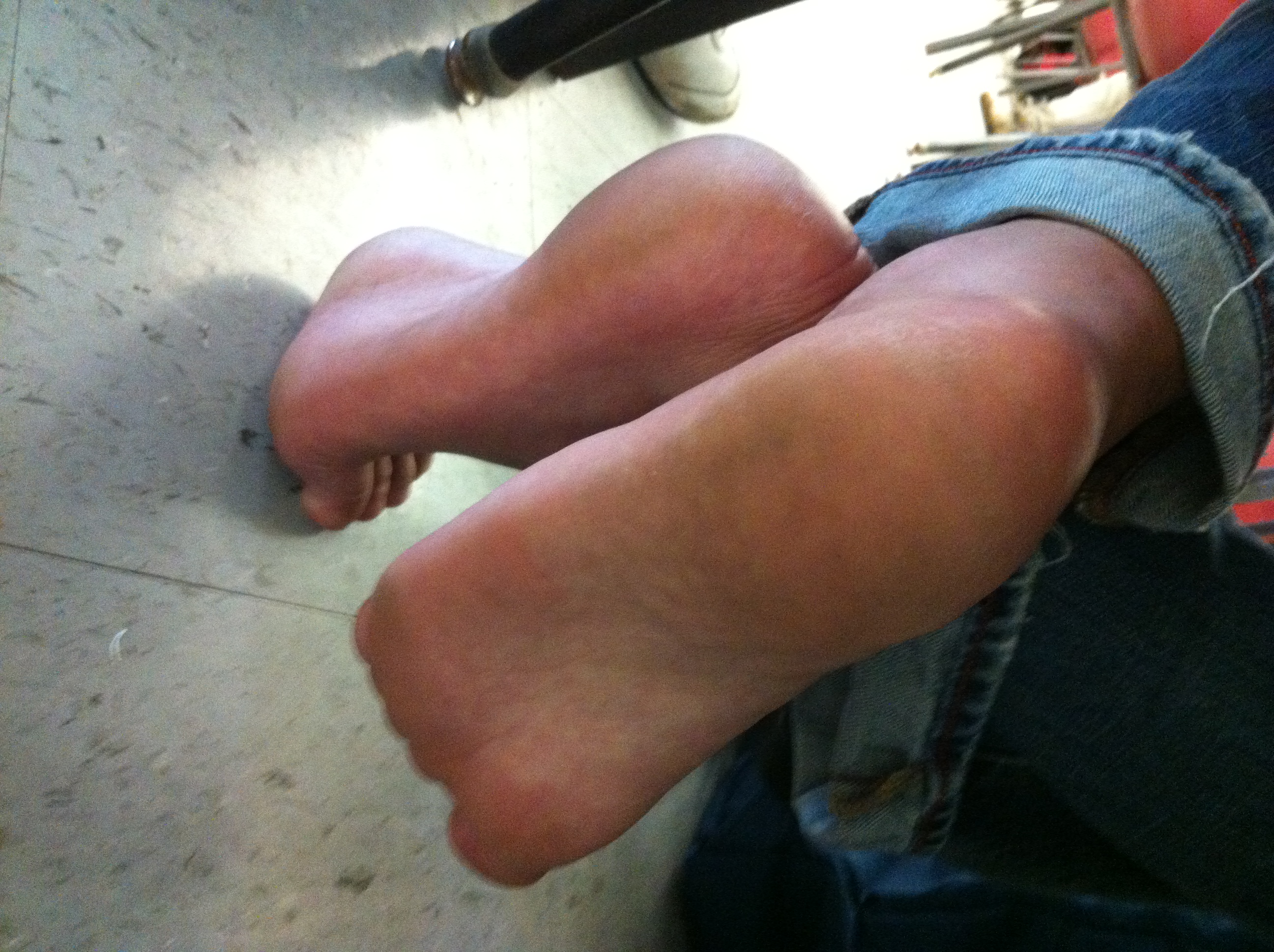 Finally managed to get a shot of both of my soles. 1/3