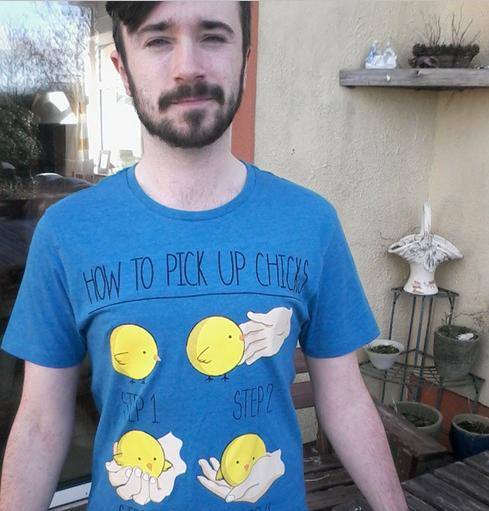 "How to pick up chicks."