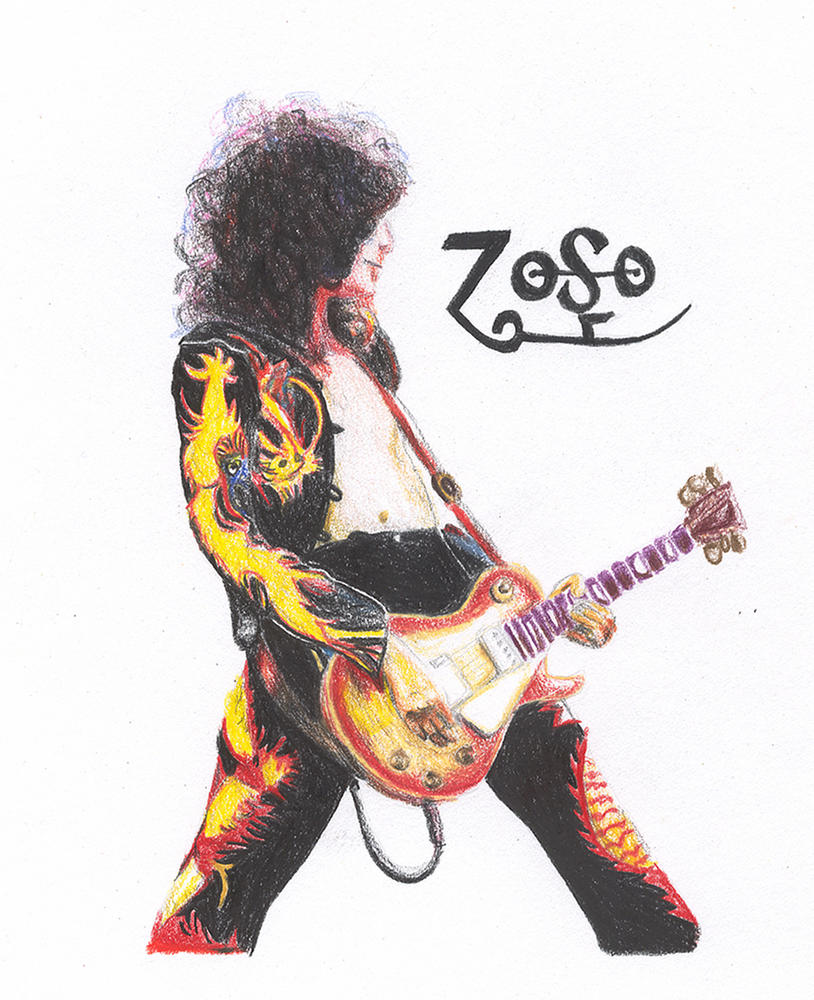 jimmy page by SteppenJeffAirplane