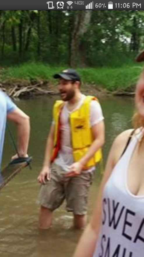 Kayaking. You just can't see them