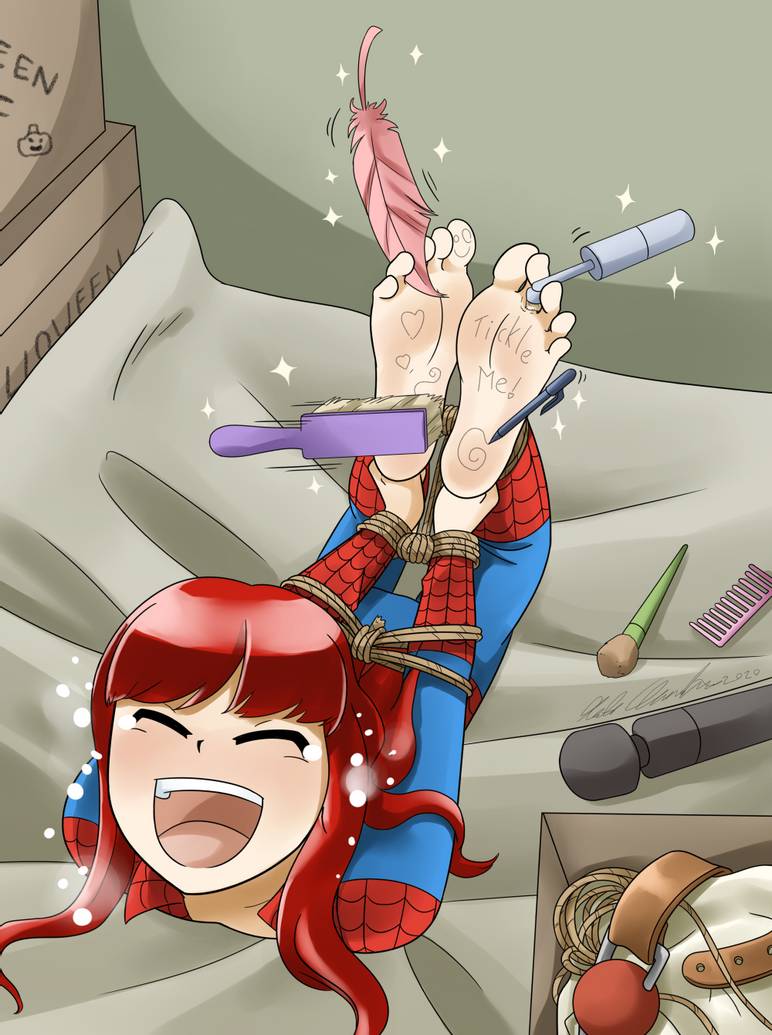 Mary Jane Watson Hogtied