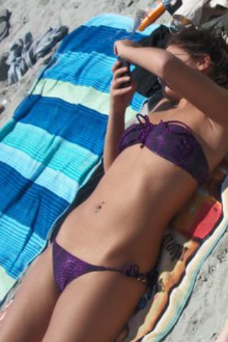 me at the beach again