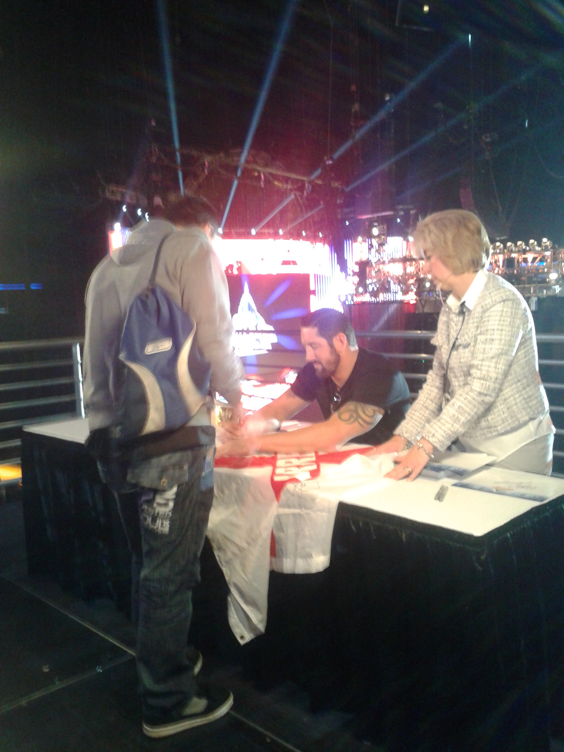 Me meeting Wade Barrett