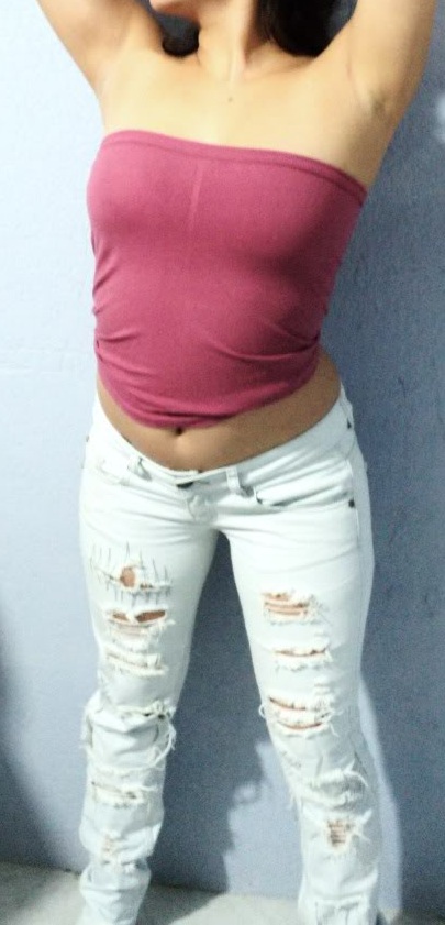 my curves peaking out