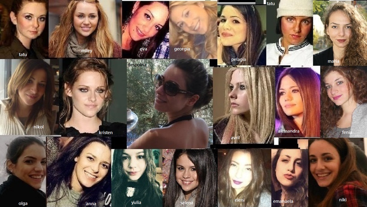 Naked Despoina vs all. Nude,shaved and erected Despoina with exposed pussy lips and huge clitoris against lots of teams of black,cruel,young girls. 4 