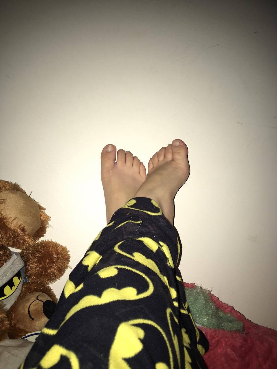 Nips and her lovely ticklish toes.