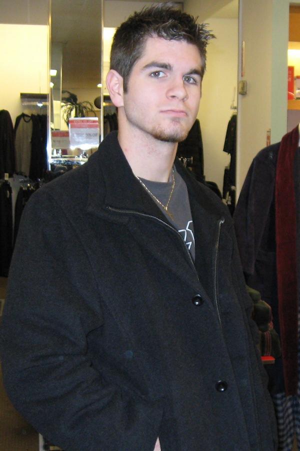 Not really my coat...borrowed it from the store for the pic.