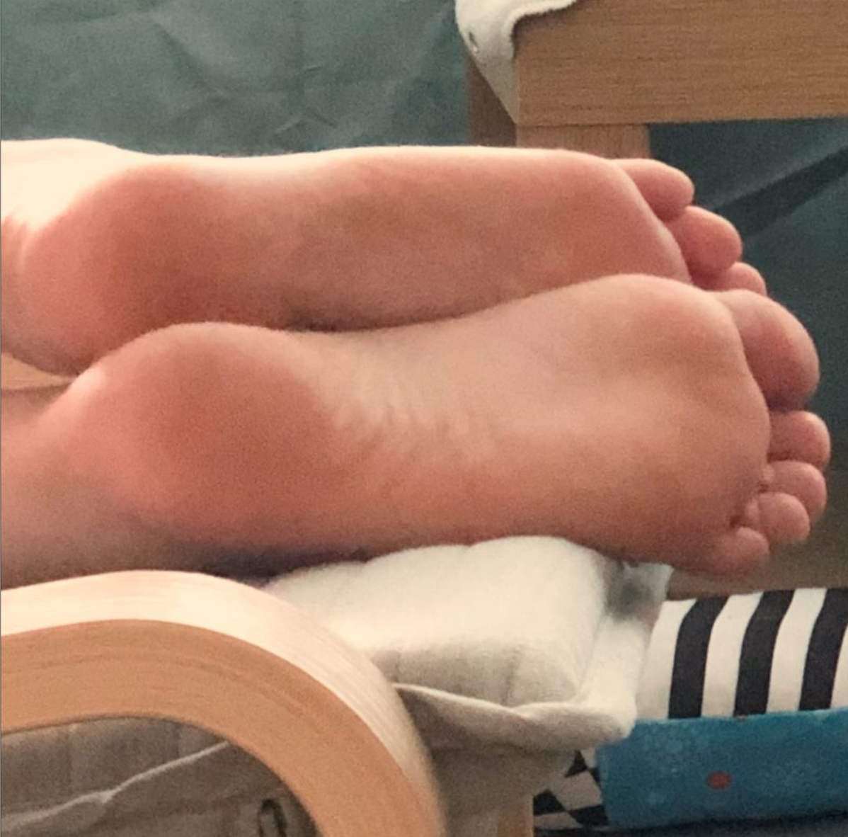 Nothing beats relaxing barefoot.