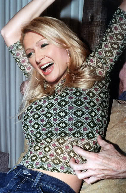 Paris Hilton tickled