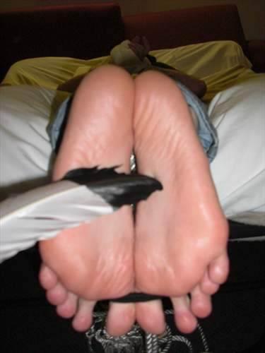 Pathetically feather ticklish!!!
