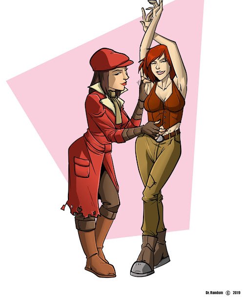 Piper tickles Cait
