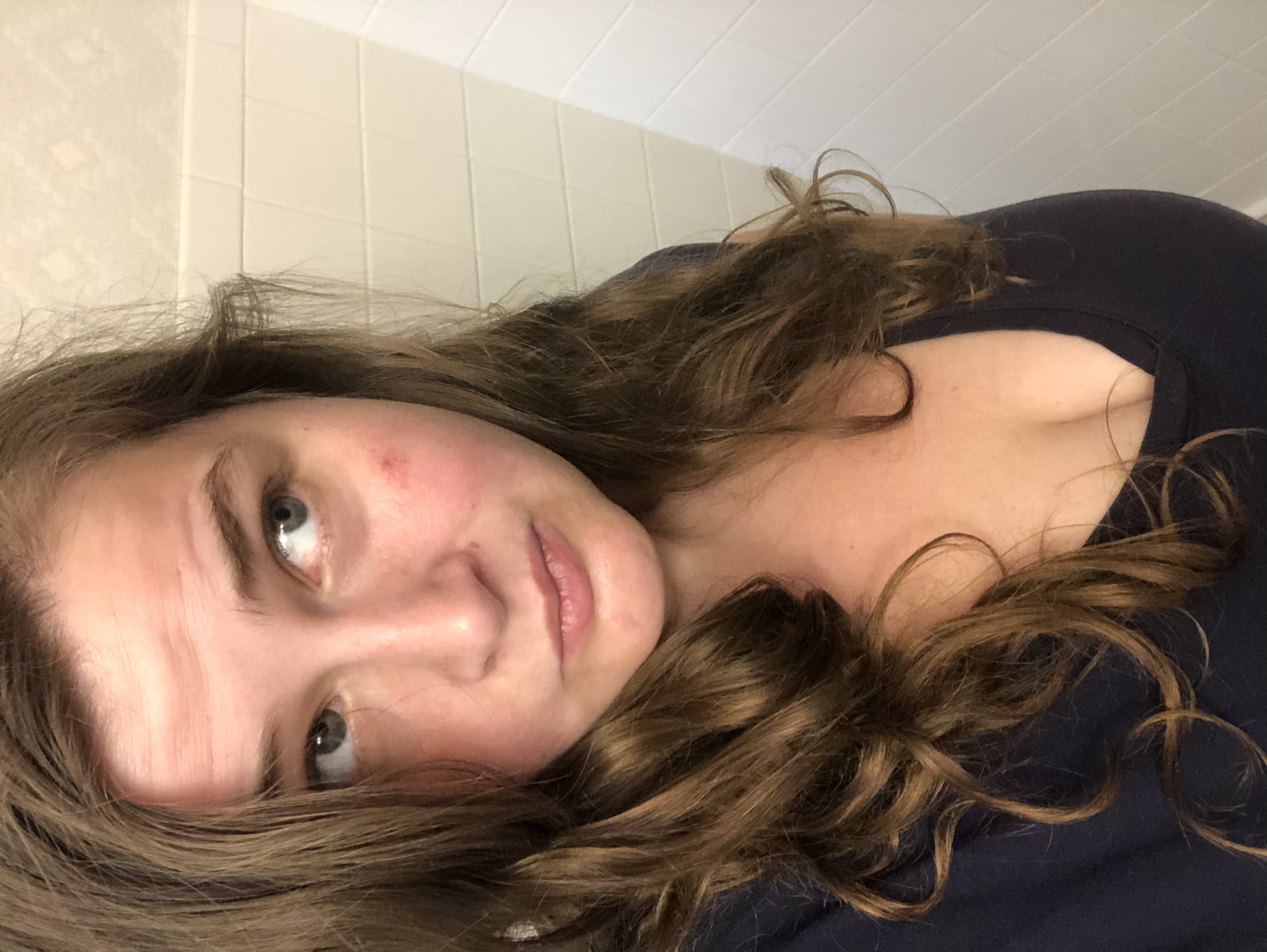 Pondering duck face lmao