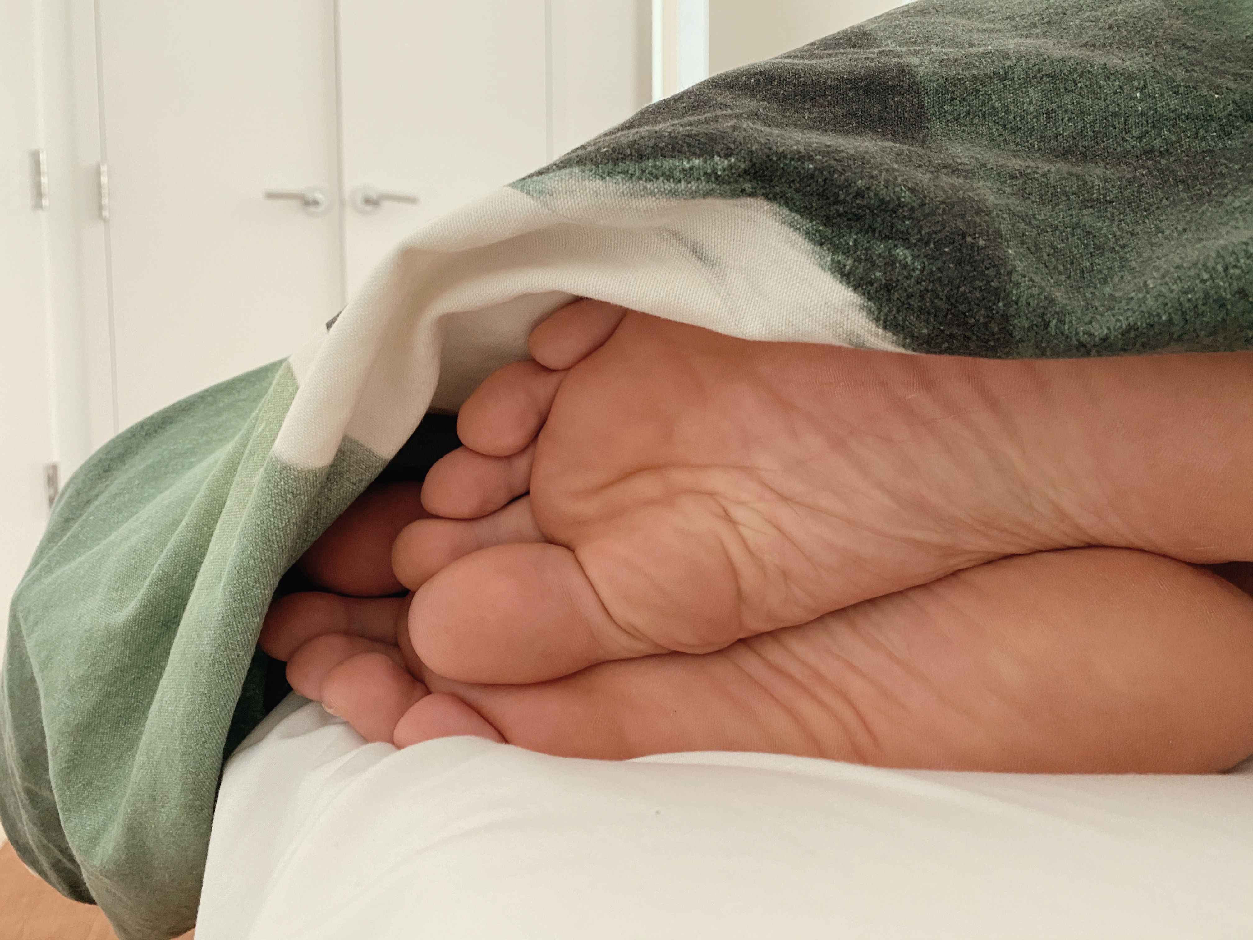 Sleepy feet.