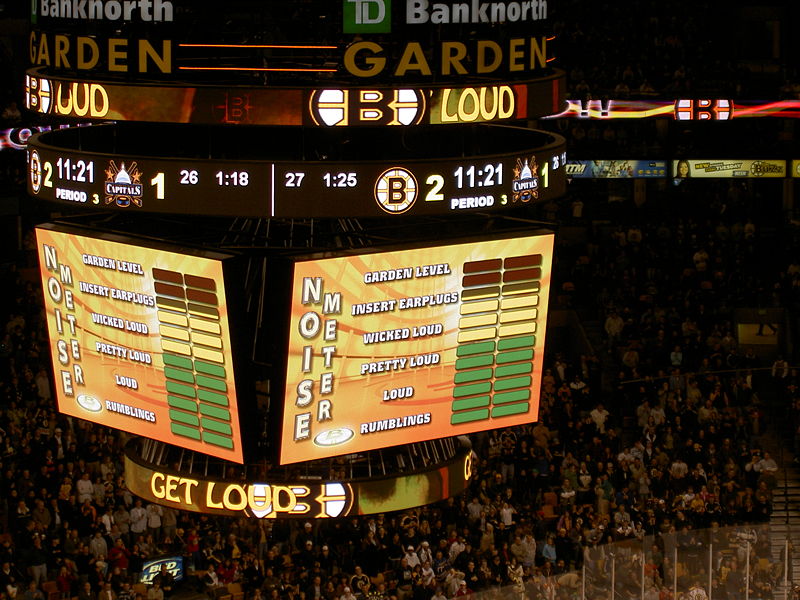 TD Banknorth Garden Jumbotron