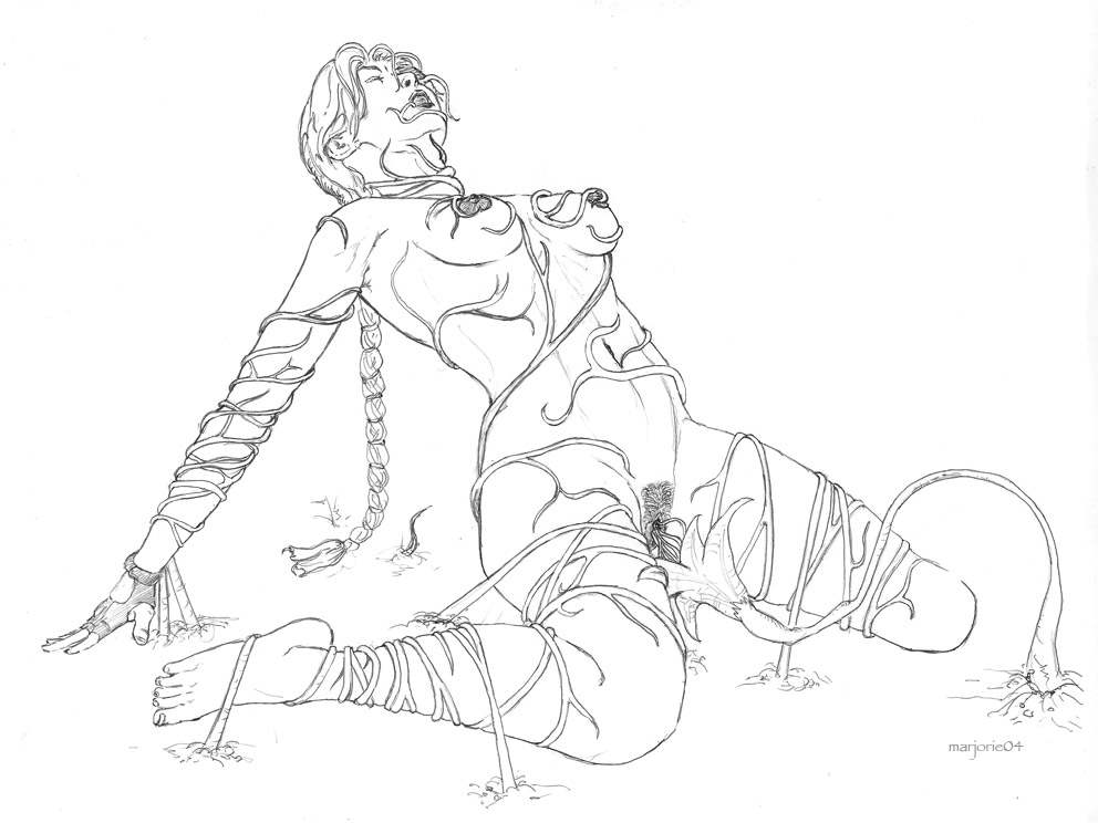 tentacle flower pussy tickle tease