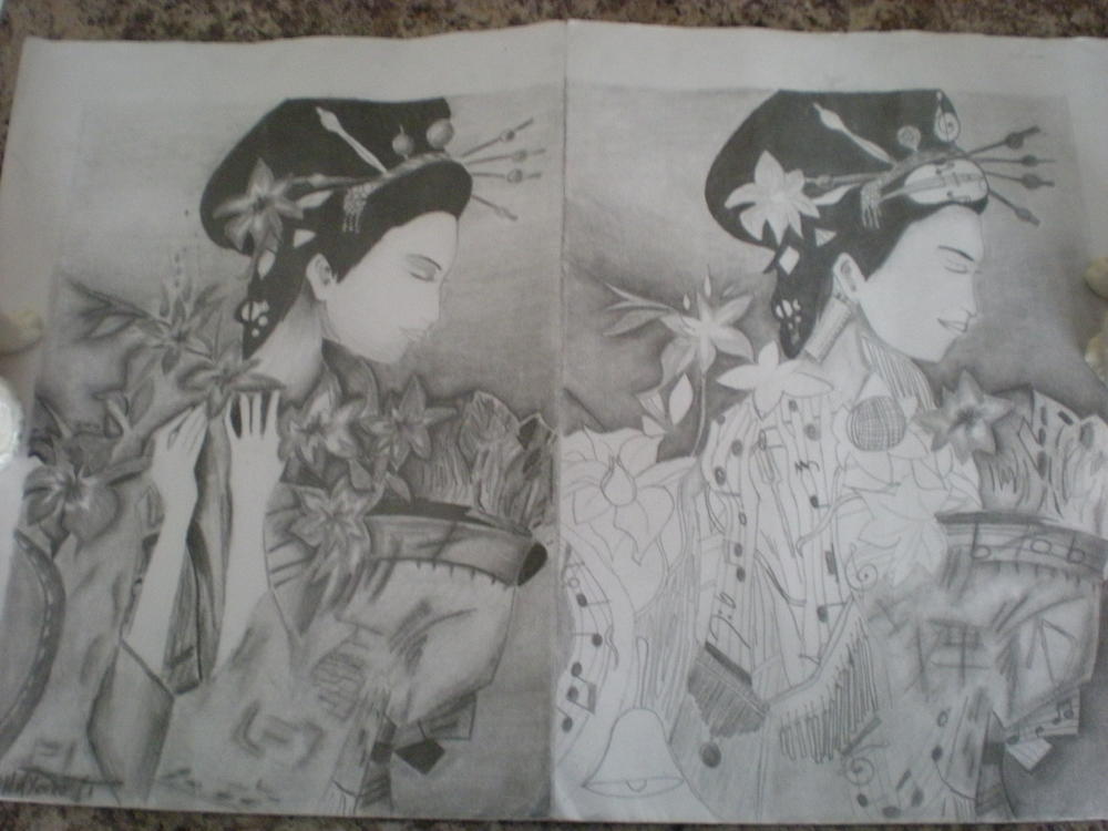 This is 2 parts of 4 pics. Called a quad. I'll take a picture of the full thing when I'm done