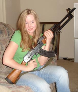 This is a super old picture, but I just wanted you to know that I'm packin' heat, son!