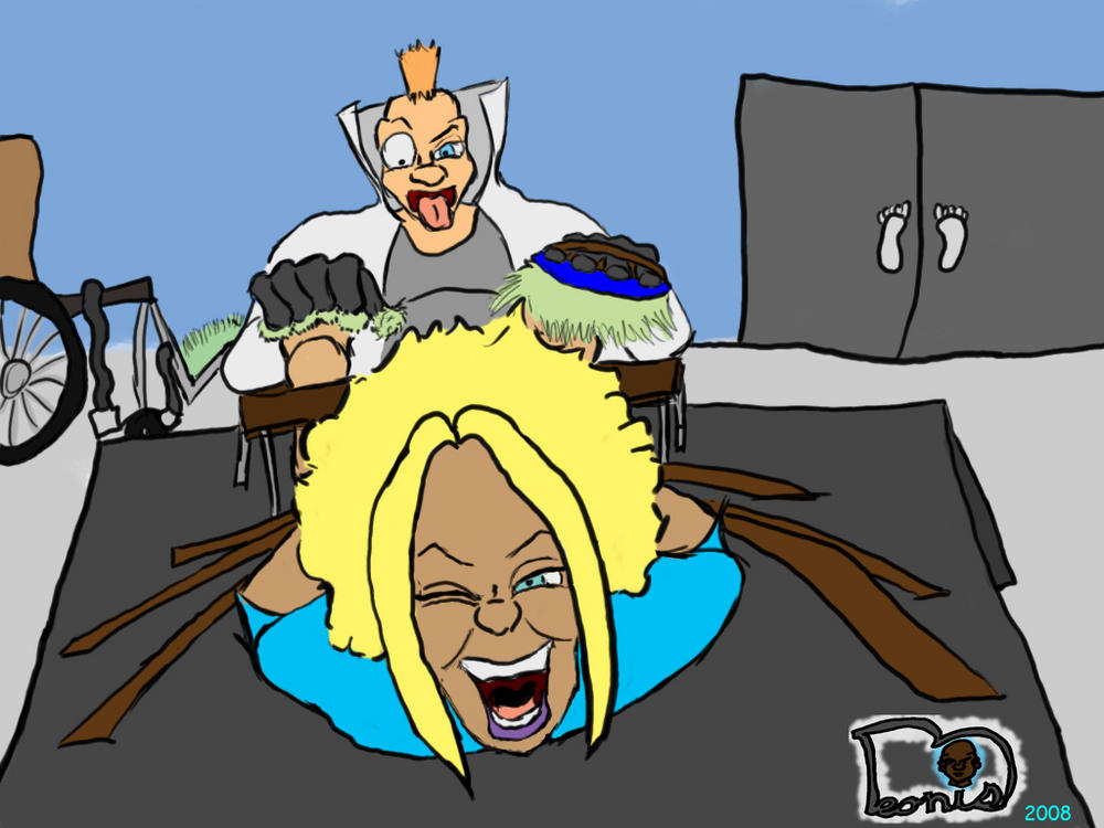 Tiamra tickled by Bristlestein 1