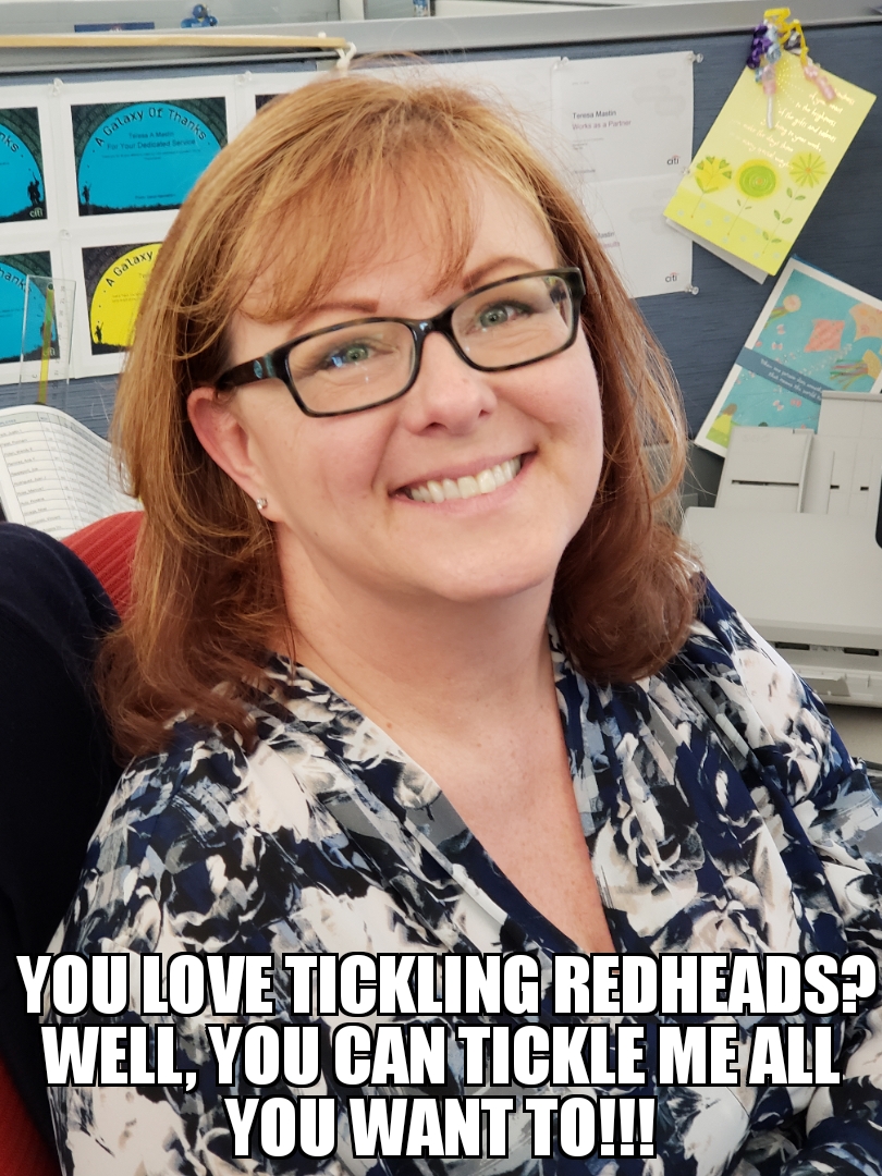 Ticklish Redhead