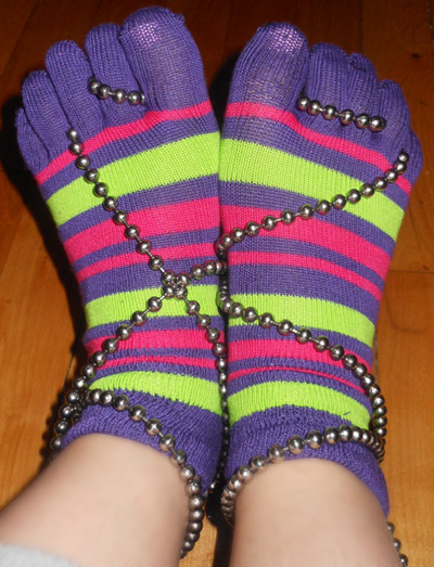 Toe socks & Pie Chains