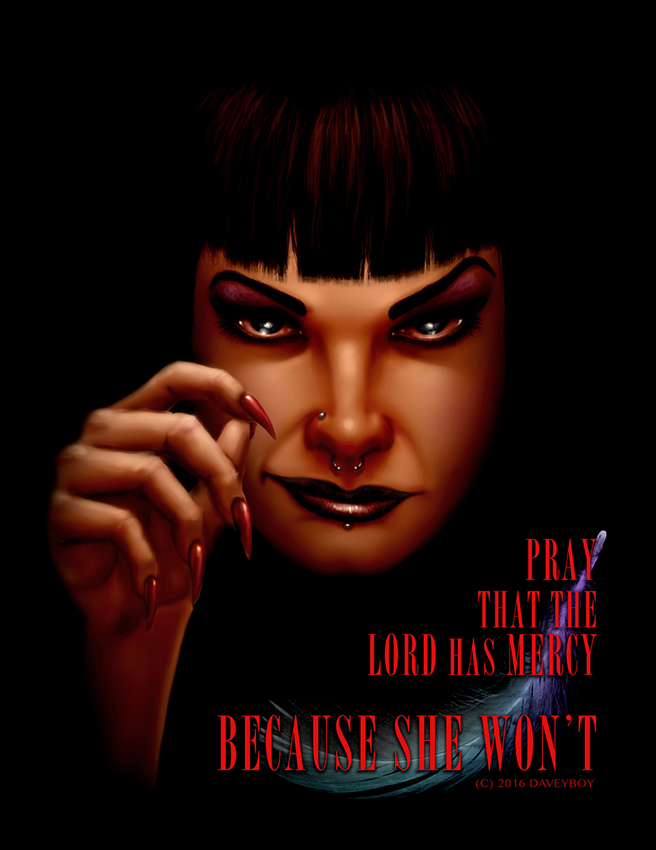 Watch out... she's coming for youuuuu...

Inspired by a certain lovely lady of my acquaintance - you may know her!