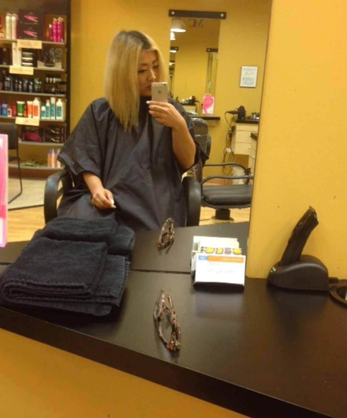 Weekly touch up! I love being a blonde ^_^
