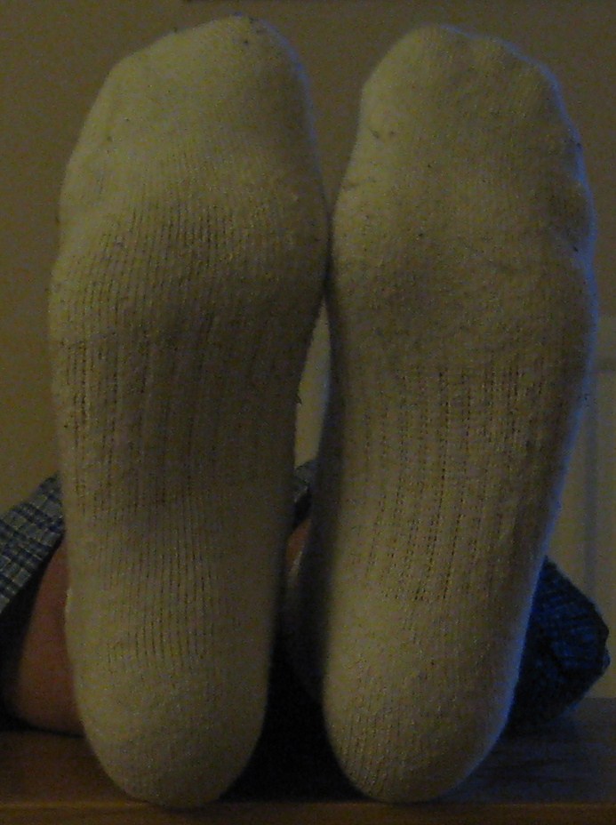 white socks