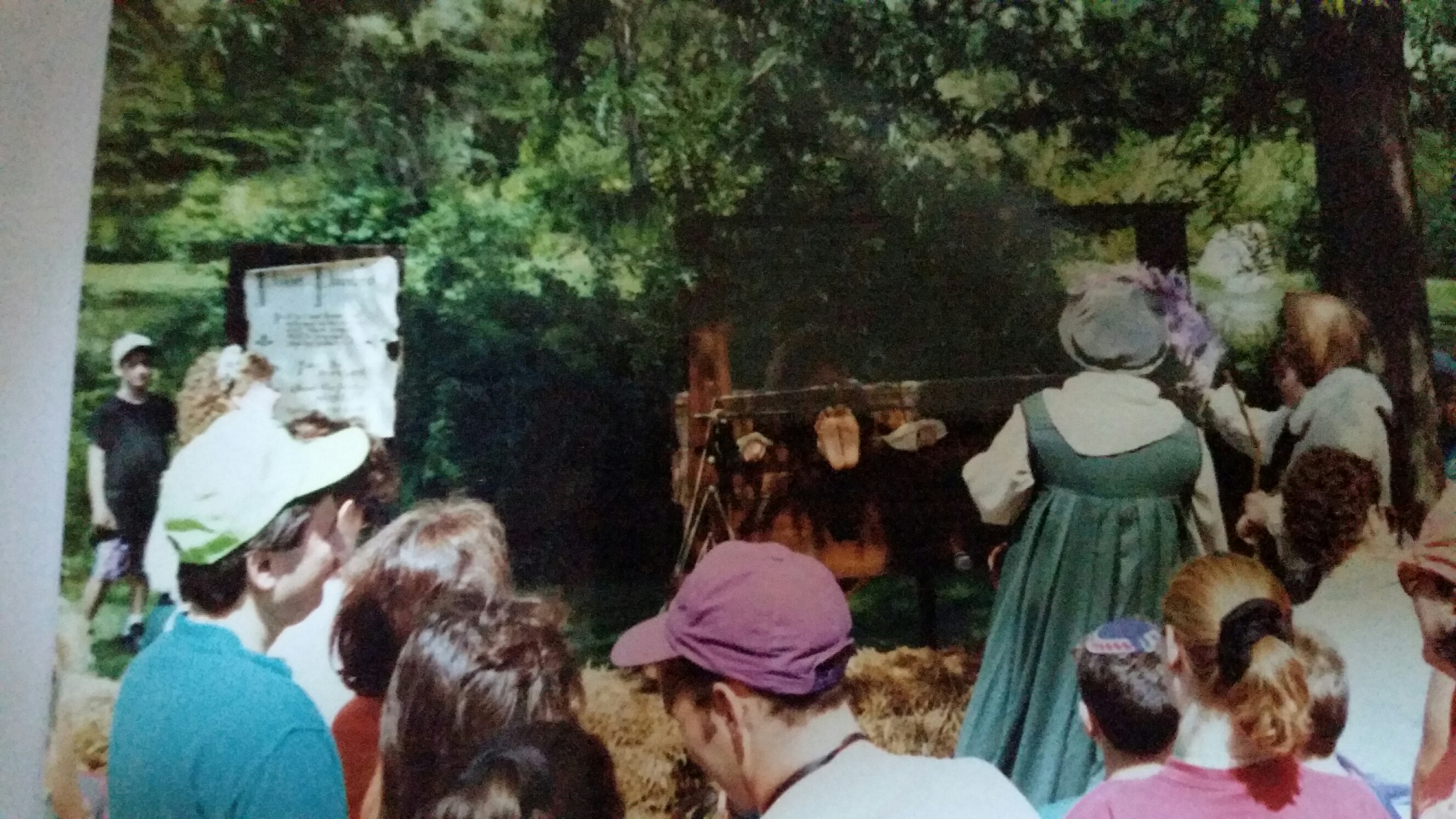 wife in stocks at ren fair